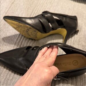 Bella Vita Black Strappy Heels